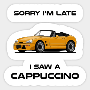 Sorry I'm Suzuki Cappuccino Classic Car Tshirt Sticker